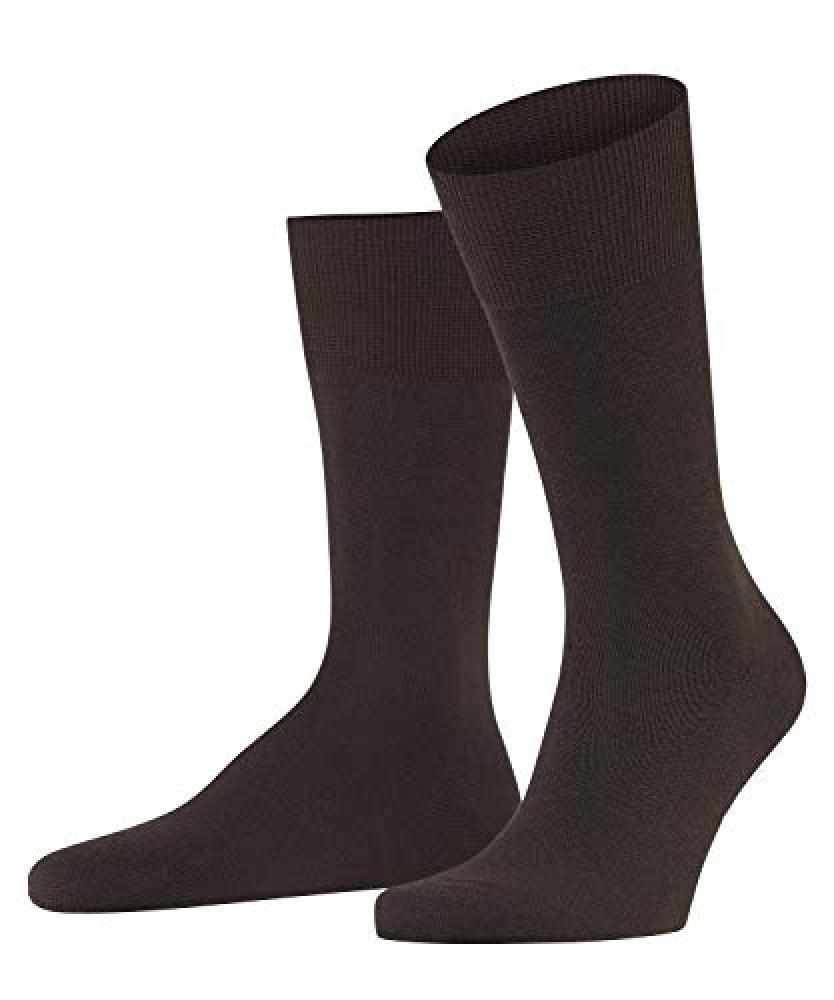 (TG. 41-42) Falke Airport, Calze Uomo, Marrone (Brown), 41/42 - NUOVO