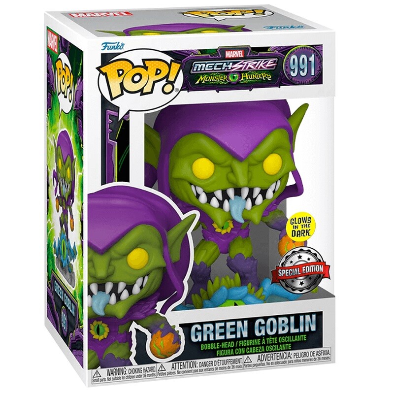 7040934 Merchandising Marvel: Funko Pop! - Monster Hunters - Green Goblin (Glow
