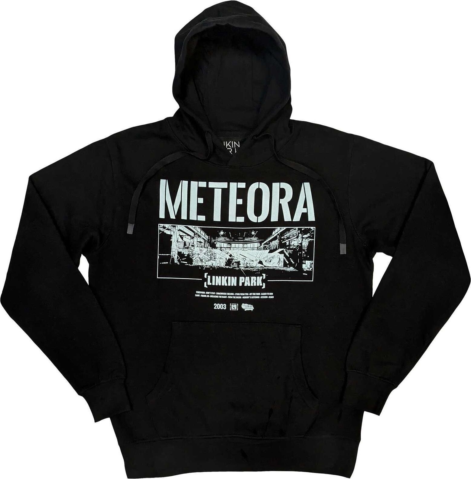 Abbigliamento Linkin Park: Meteora Wall Art (Felpa Con Cappuccio Unisex Tg. L)