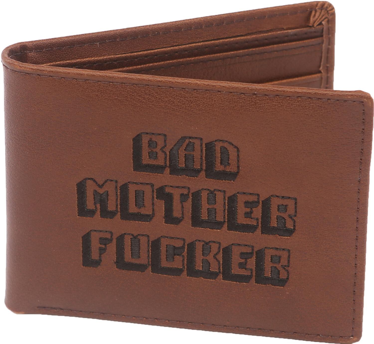 PORTAFOGLIO Pulp Fiction BAD MOTHER FUCKER Con PATENTE Jules Winfield BMF