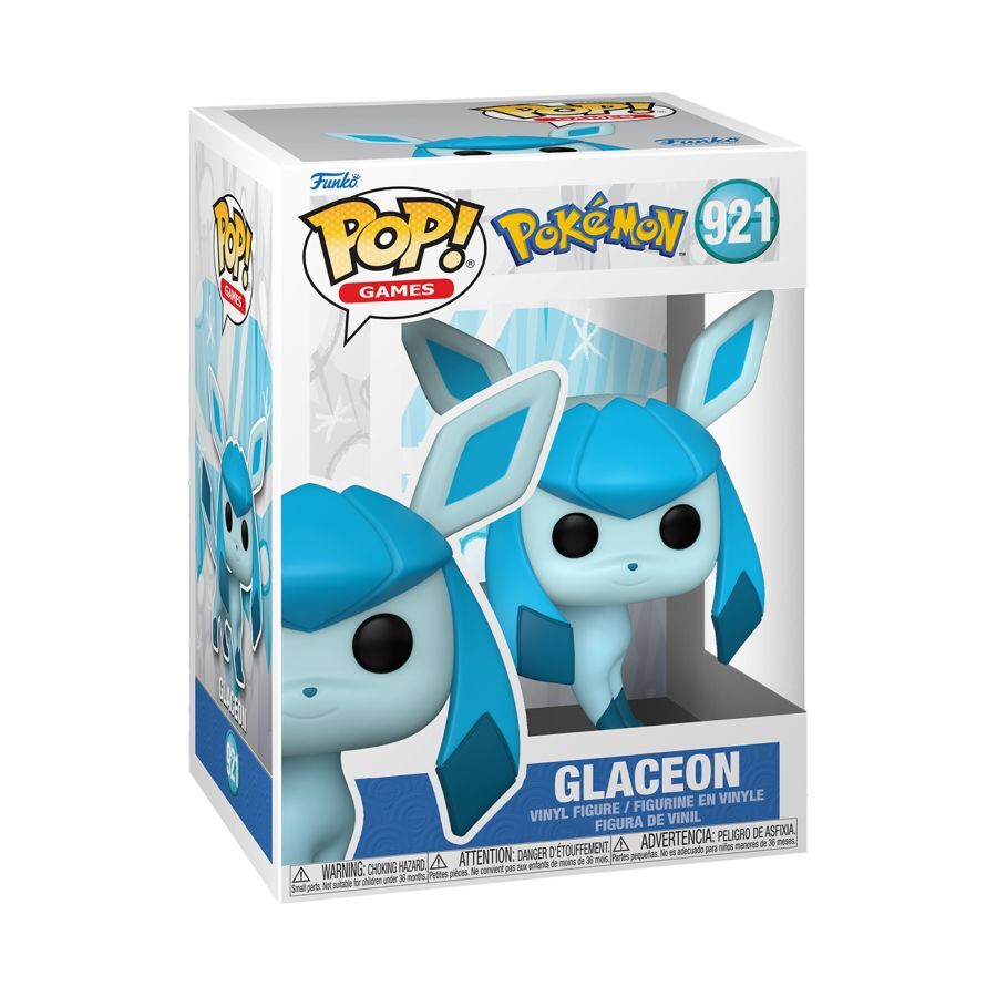 7024787 Merchandising Pokemon: Funko Pop! Games - Glaceon (Vinyl Figure 921)