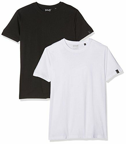 Schott NYC TS01MC, Maglietta Uomo, Multicolore (Black/White), Medium (F9z)