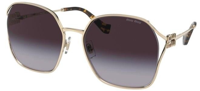 OCCHIALE DA SOLE SUNGLASSES MIUMIU 0MU 52WS Colore ZVN5D1 GOLD CALIBRO 60