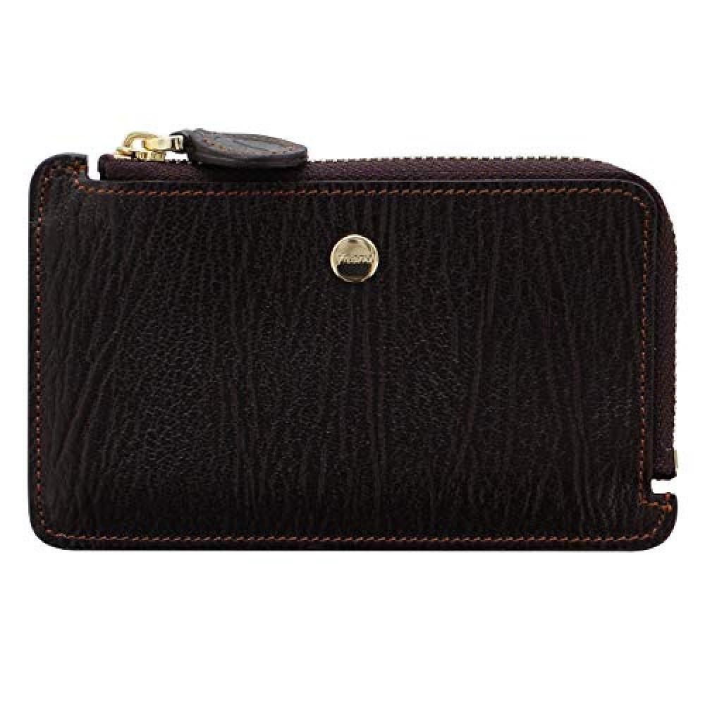 Chester Zipped Card Holder Brown - NUOVO