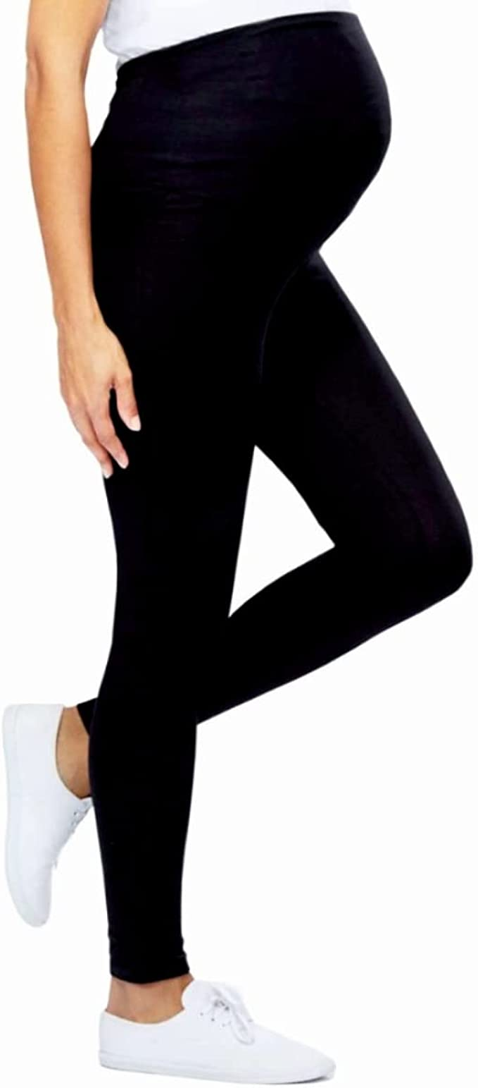 LEGGINGS PREMAMAN MATERNA GRAVIDANZA MERITEX TG. M Art. 3751 NERO VITA ALTA