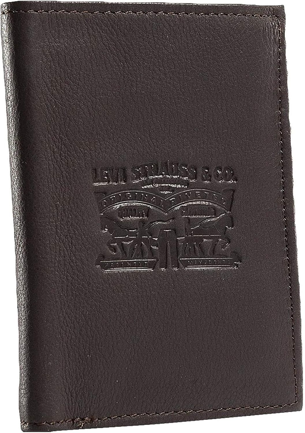 Levi's Vintage Two Horse Vertical, Portafoglio, Uomo, Marrone (Dark Brown), 2 X