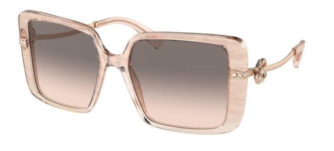 OCCHIALE DA SOLE SUNGLASSES BVLGARI BV8243B COLORE 55123B 56 OPAL PEACH STRIPED