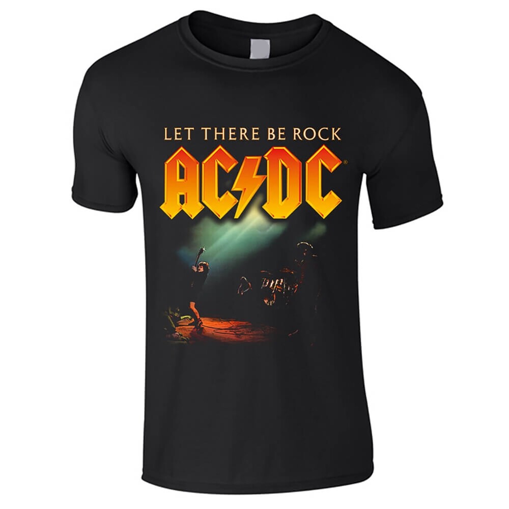 AC/DC - LET THERE BE ROCK BLACK T-Shirt Small