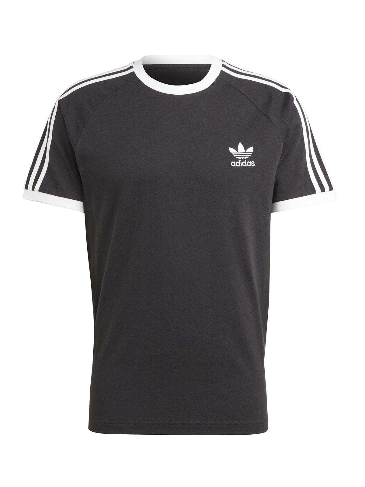 T-shirt Uomo Adidas - T-Shirt Adicolor Classics 3-Stripes - Nero