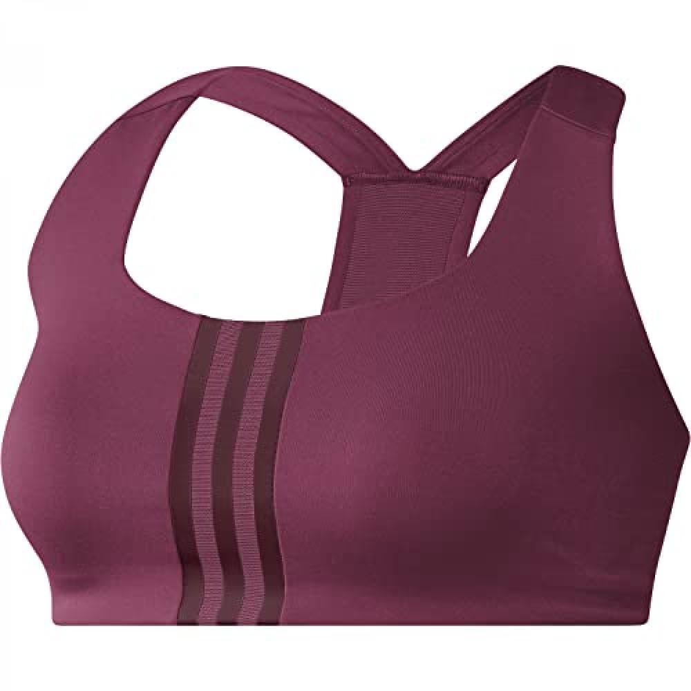 (TG. 4XL) Adidas TRN MS BTR 3SPS, Reggiseno Sportivo Donna, Legacy Burgundy, 2X