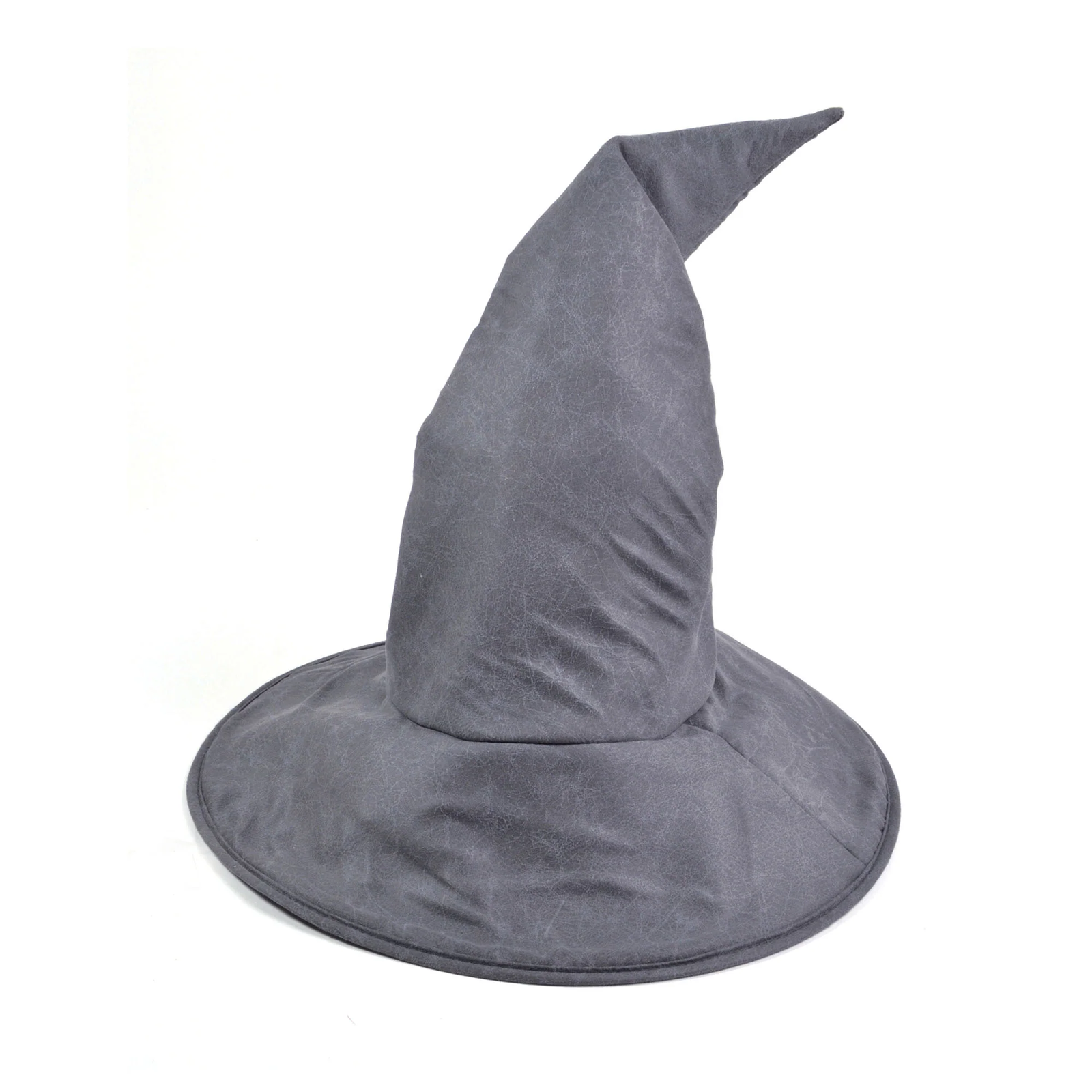 Donna Uomo Grigio Mago Cappello Gandalf Mago Lungo a Punta Costume Acc