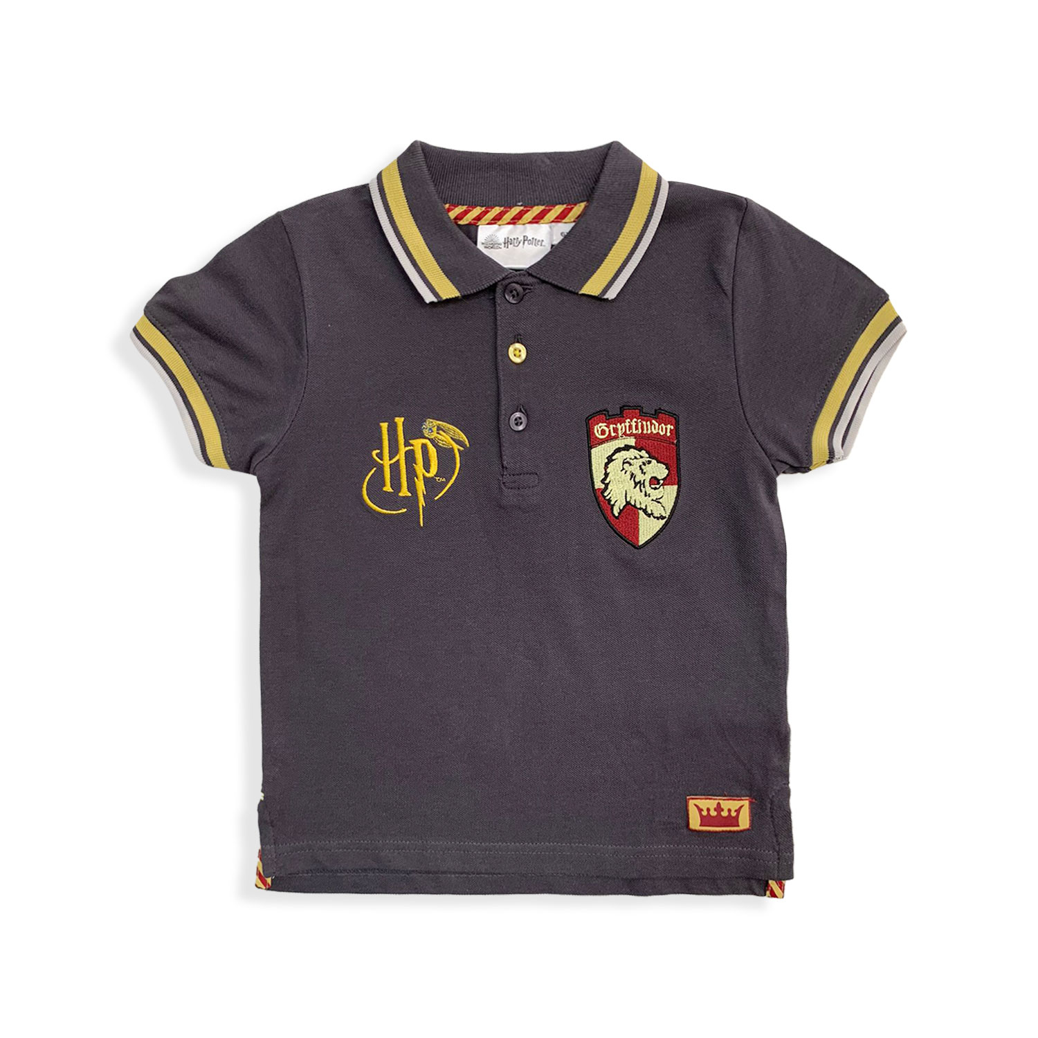 Polo Harry Potter maglietta maniche corte in cotone maglia ricamata bambino 5449