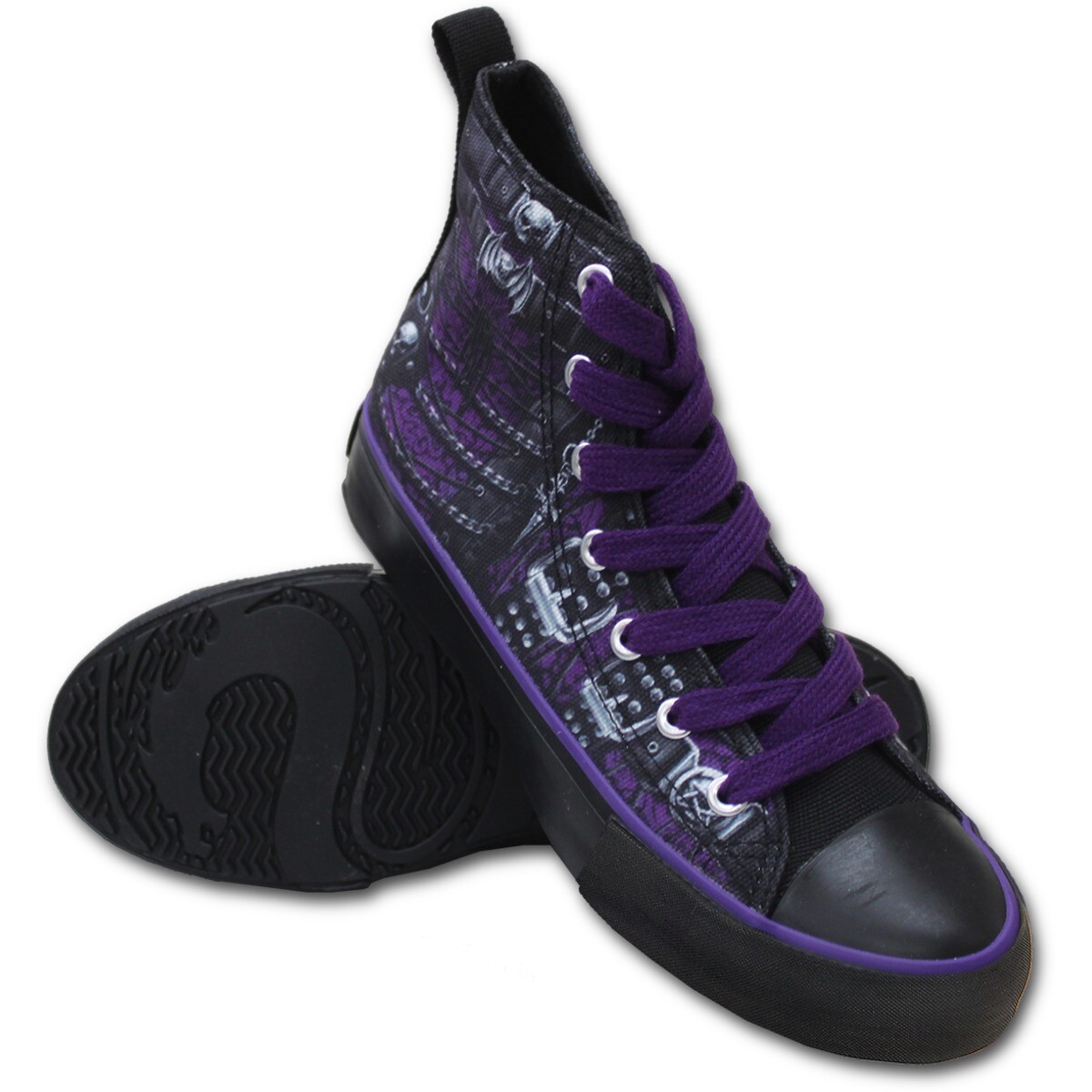 Abbigliamento Spiral: Waisted Corset - Sneakers - Ladies High Top Laceup