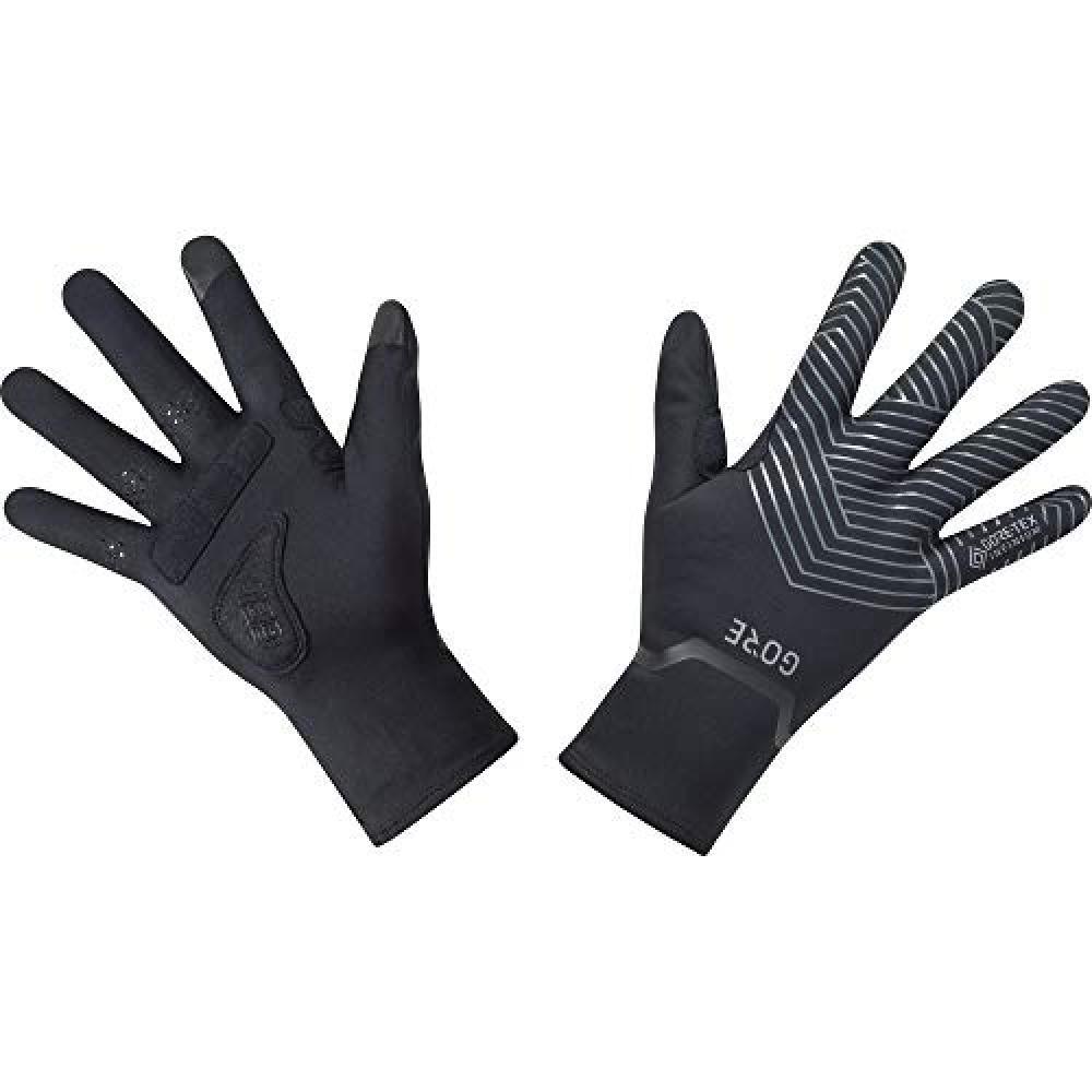 (TG. 9) GORE WEAR C3 Guanti elasticizzati GORE-TEX INFINIUM, 9, Nero - NUOVO