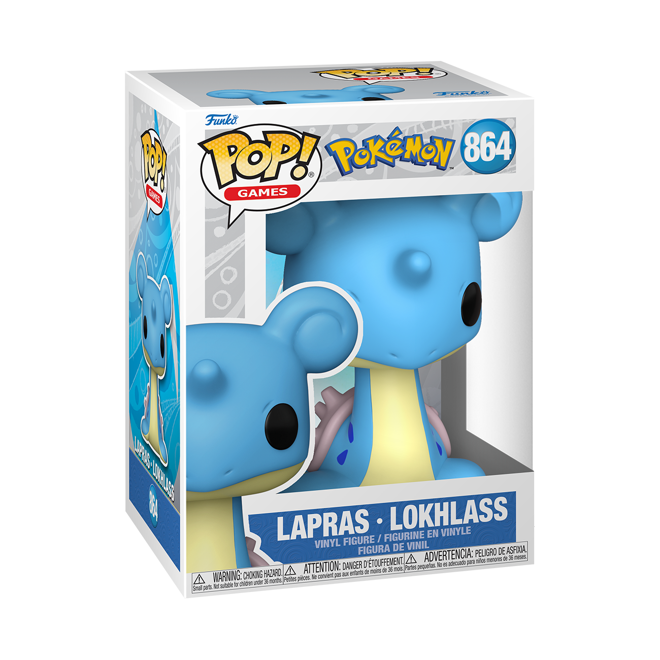 7032319 Merchandising Pokemon: Funko Pop! Games - Lapras (Vinyl Figure 864)