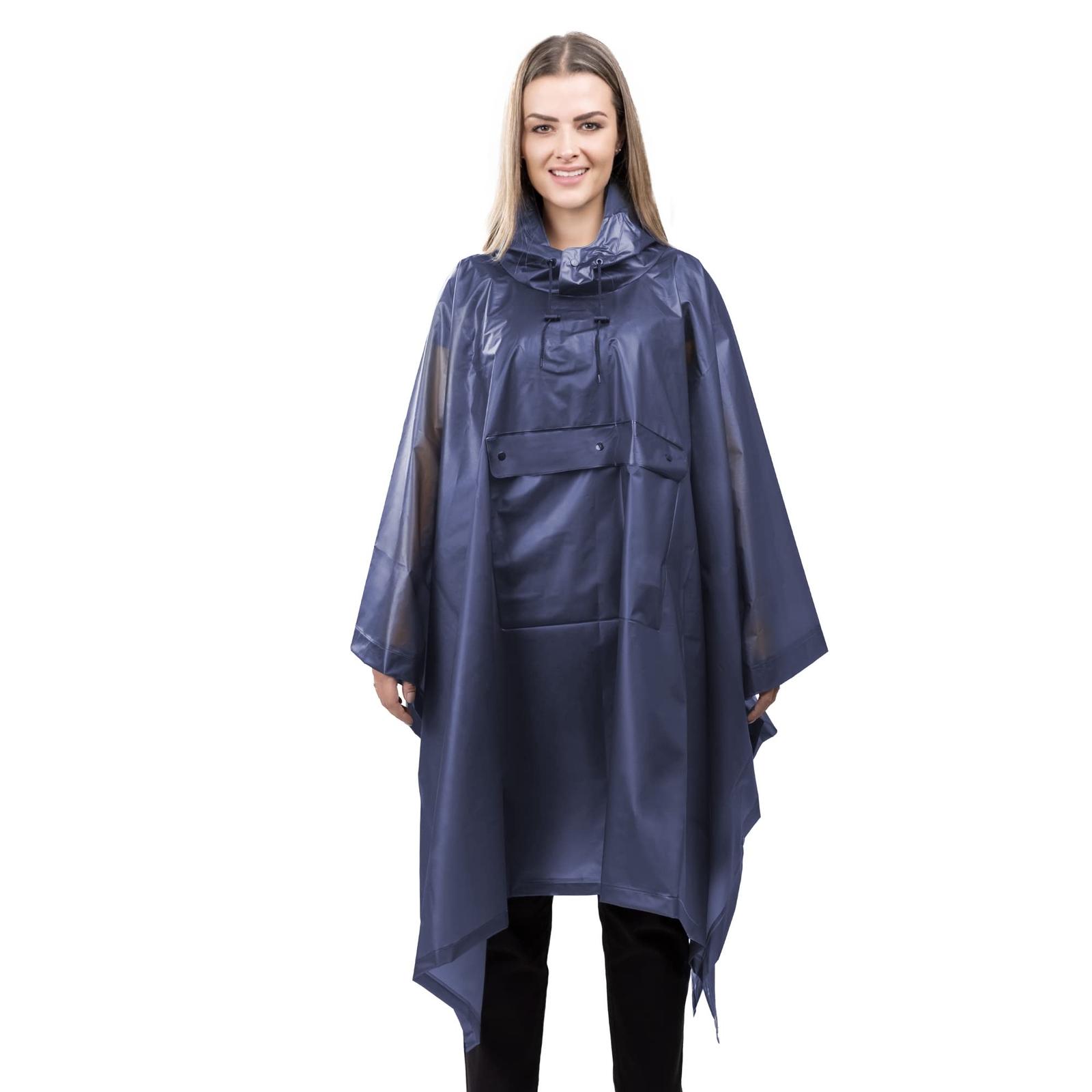 Navaris Poncho Impermeabile Donna Uomo - Mantella Antipioggia con Astuccio Po...