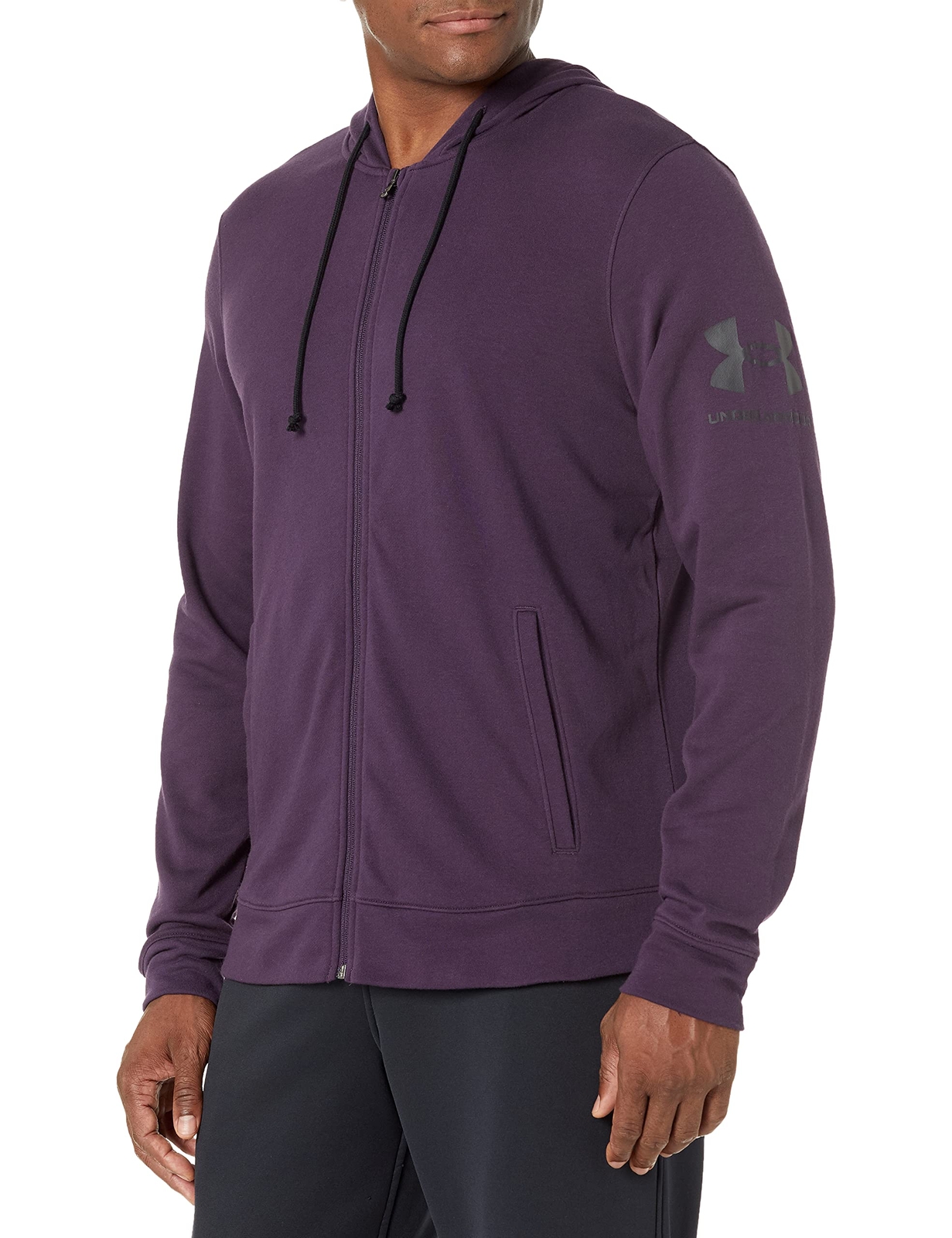 Under Armour Men's Rival Terry Full-Zip Hoodie Hooded Sweatshirt M Cyclone (503)