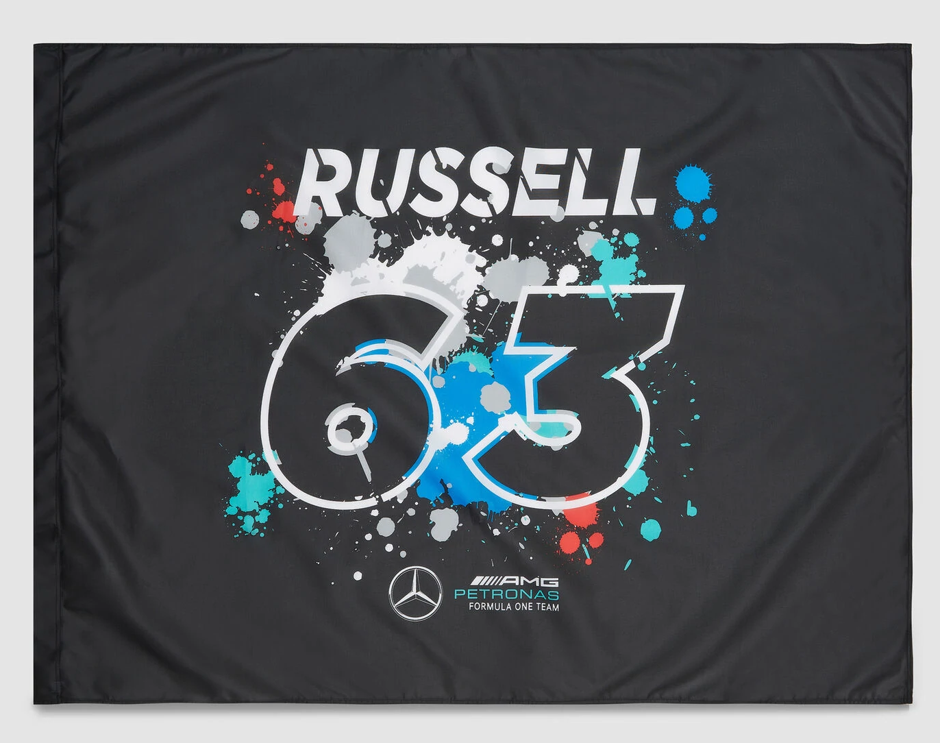 FLAG Formula One 1 George Russell No. 63 Mercedes AMG Petronas 90cm x 120cm IT