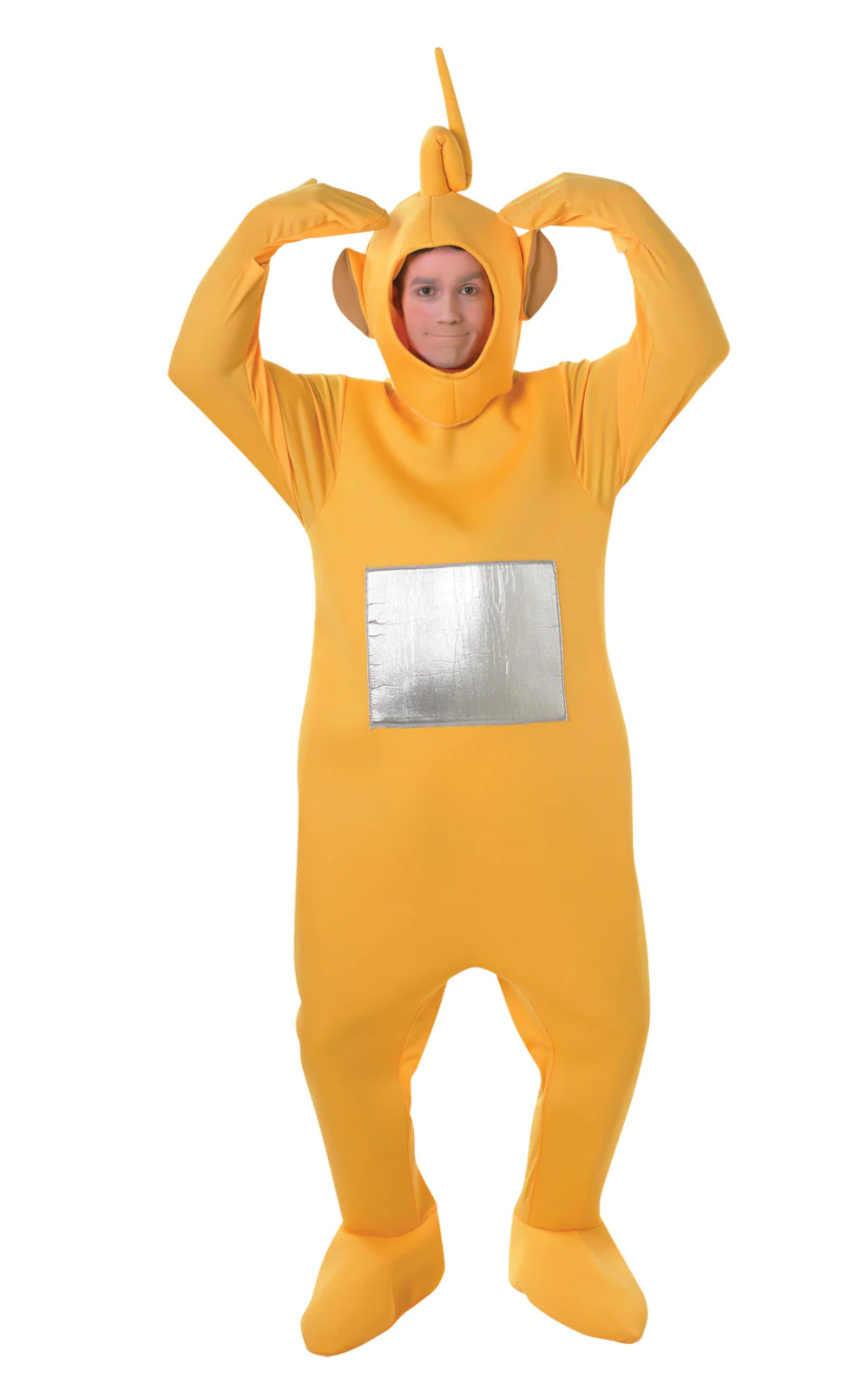Laa-Laa Teletubbies Costume Adulti con Licenza Vestito Cartoon