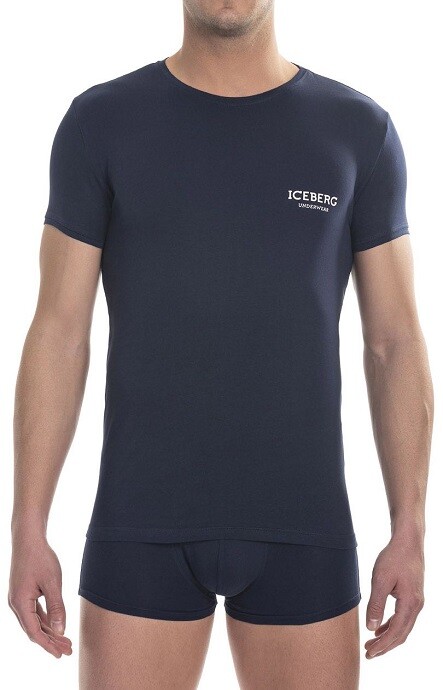 T-shirt uomo Iceberg art ICE1UTS01 NAVY colore blu navy misura a scelta