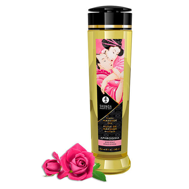 780836 SHUNGA - OLIO DA MASSAGGIO EROTICO APHRODISIA 240 ML