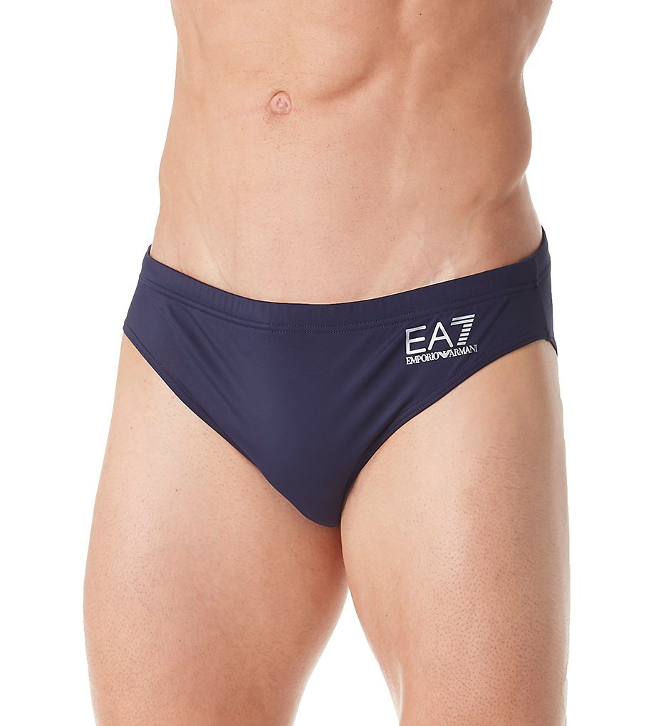 Nuotata Breve, Navy/silver Emporio Armani Ea7 Core-uomo Piccolo