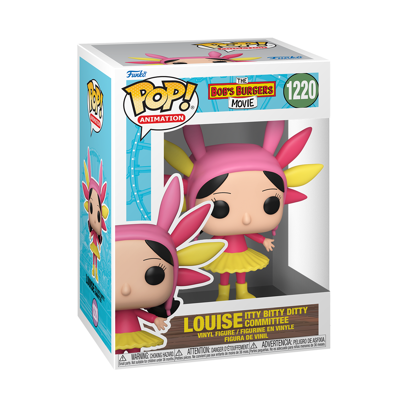 7024786 Merchandising Bob's Burgers: Funko Pop! Animation - Louise (Itty Bitty D