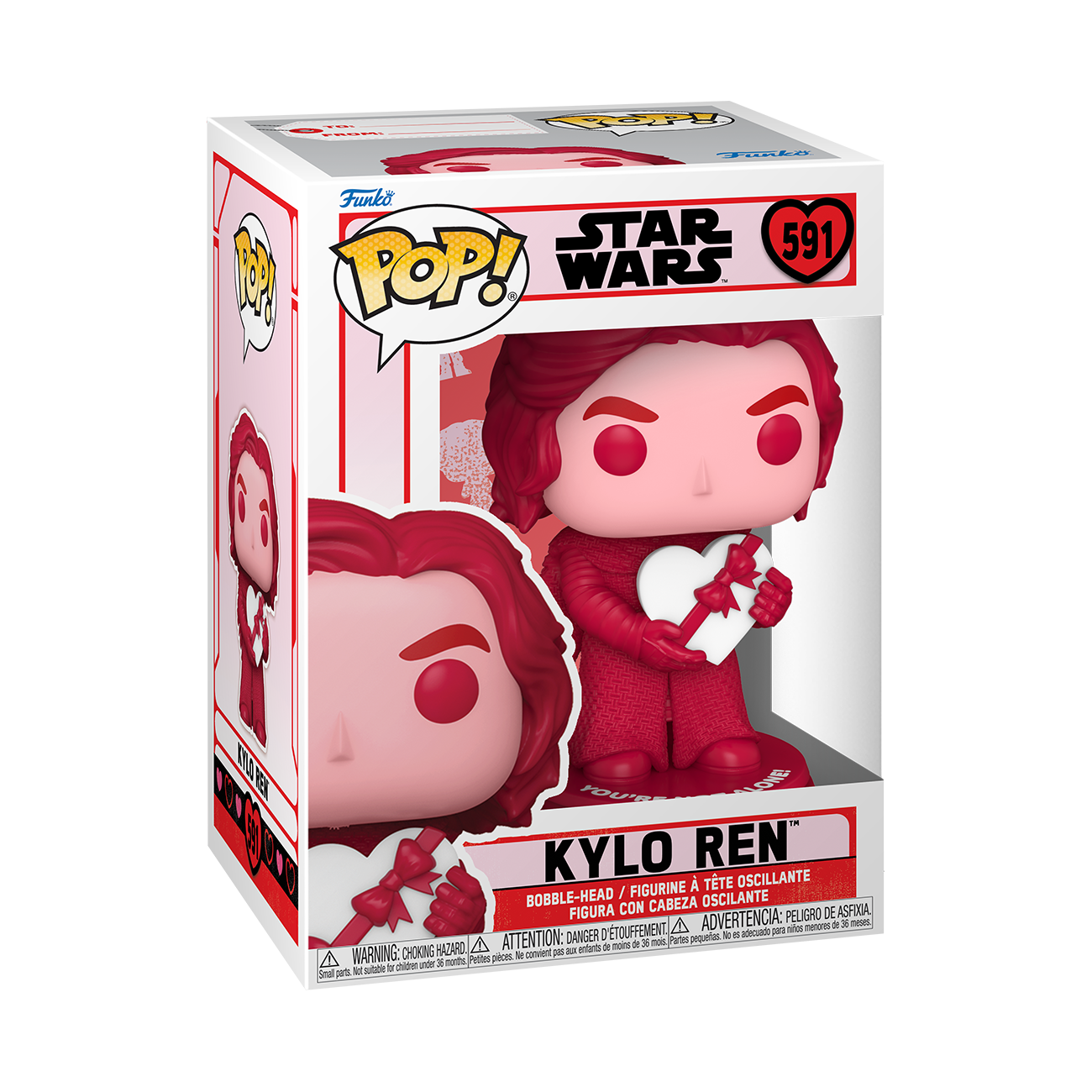 7024787 Merchandising Star Wars: Funko Pop! - Valentines S3 - Kylo Ren (Vinyl Fi