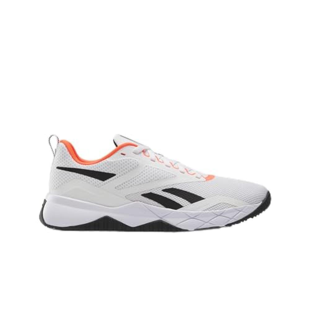 (TG. 46 EU) Reebok NFX Trainer, Sneaker Uomo, Ftwwht/CBLACK/ORGFLA, 46 EU - NUOV