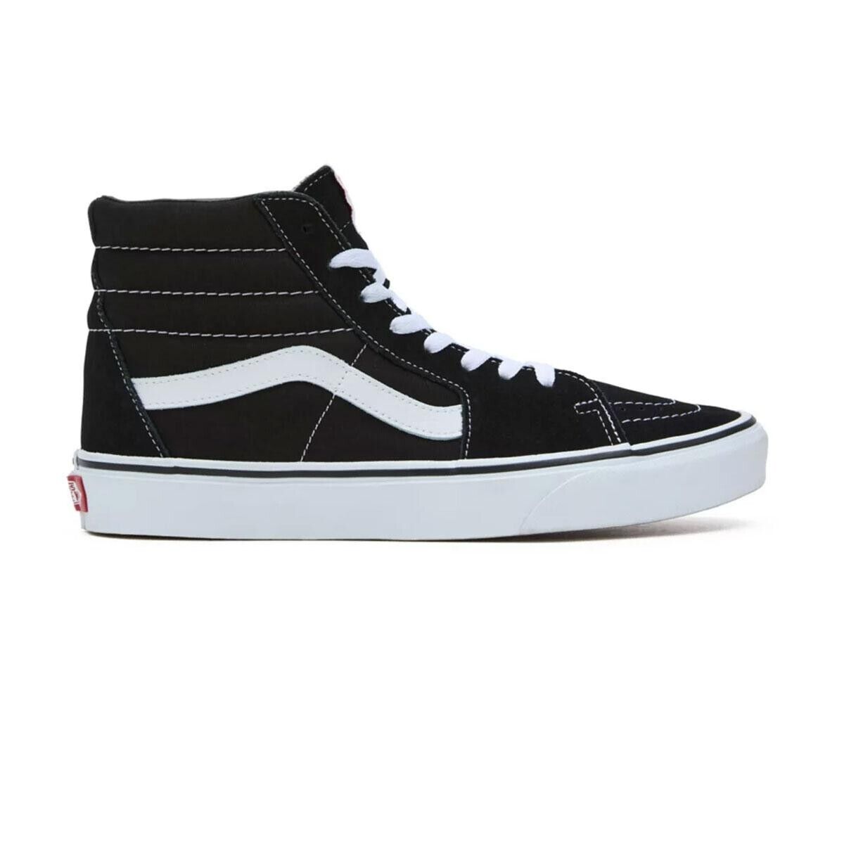 VANS SK8-HI BLACK/BLACK/WHITE 5,5