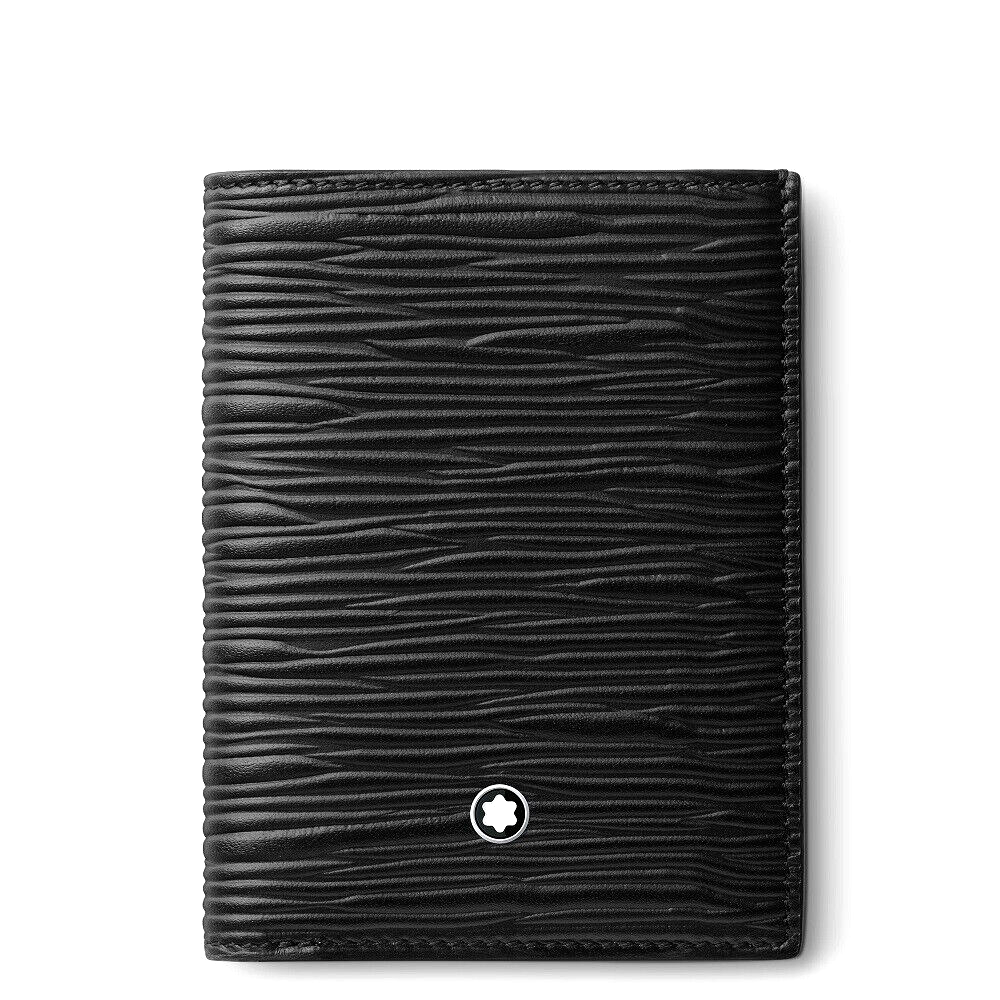 MONTBLANC MEISTERSTÜCK 4810 130924 MINI PORTAFOGLI IN PELLE EFFETTO CORTECCIA