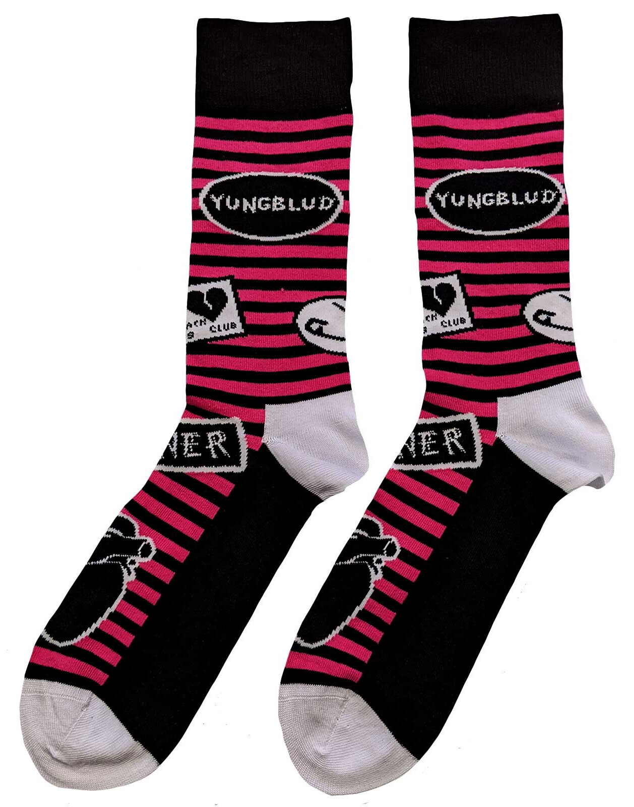 Yungblud 'Symbols' (Multicoloured) Socks (One Size = UK 7-11) - UFFICIALE!