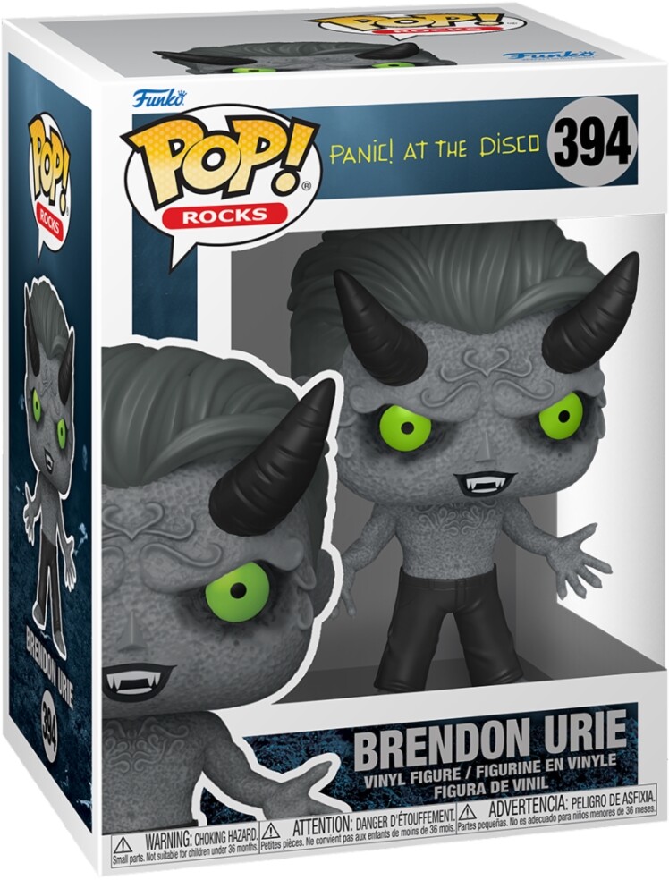 7024787 Merchandising Panic! At The Disco: Funko Pop Rocks - Brendon Urie (Vinyl