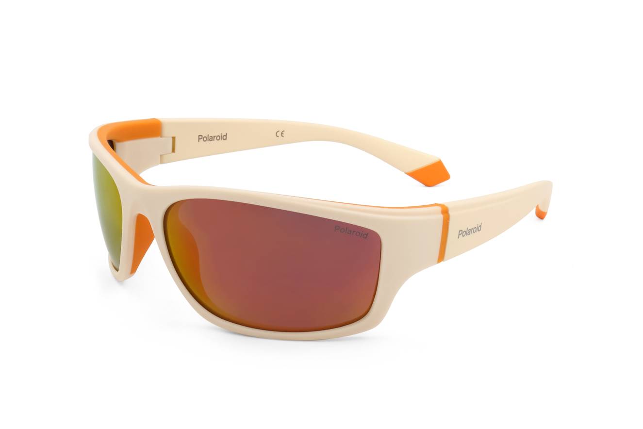 Occhiali da Sole Polaroid PLD 2135/S IXN WHITE ORANGE 65/17/125 Uomo