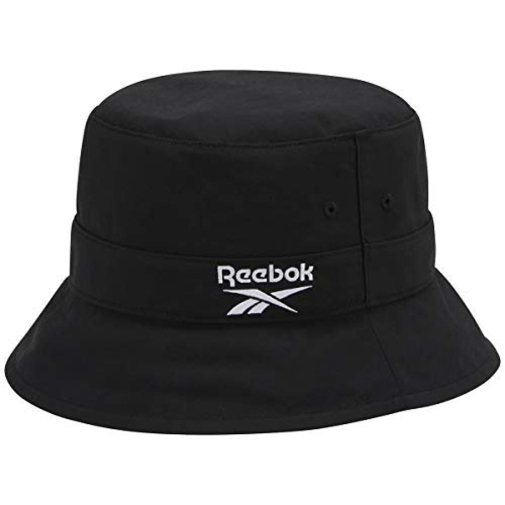 (TG. Taglia unica) Reebok CL FO Bucket Hat, Cappellopello Unisex - Adulto, Negro