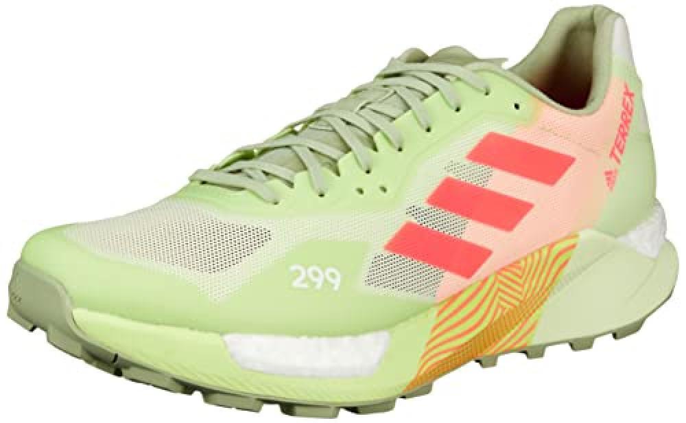 (TG. 44 EU) Adidas Terrex Agravic Ultra, Sneaker Uomo, Almost Lime/Turbo/Ftwr Wh