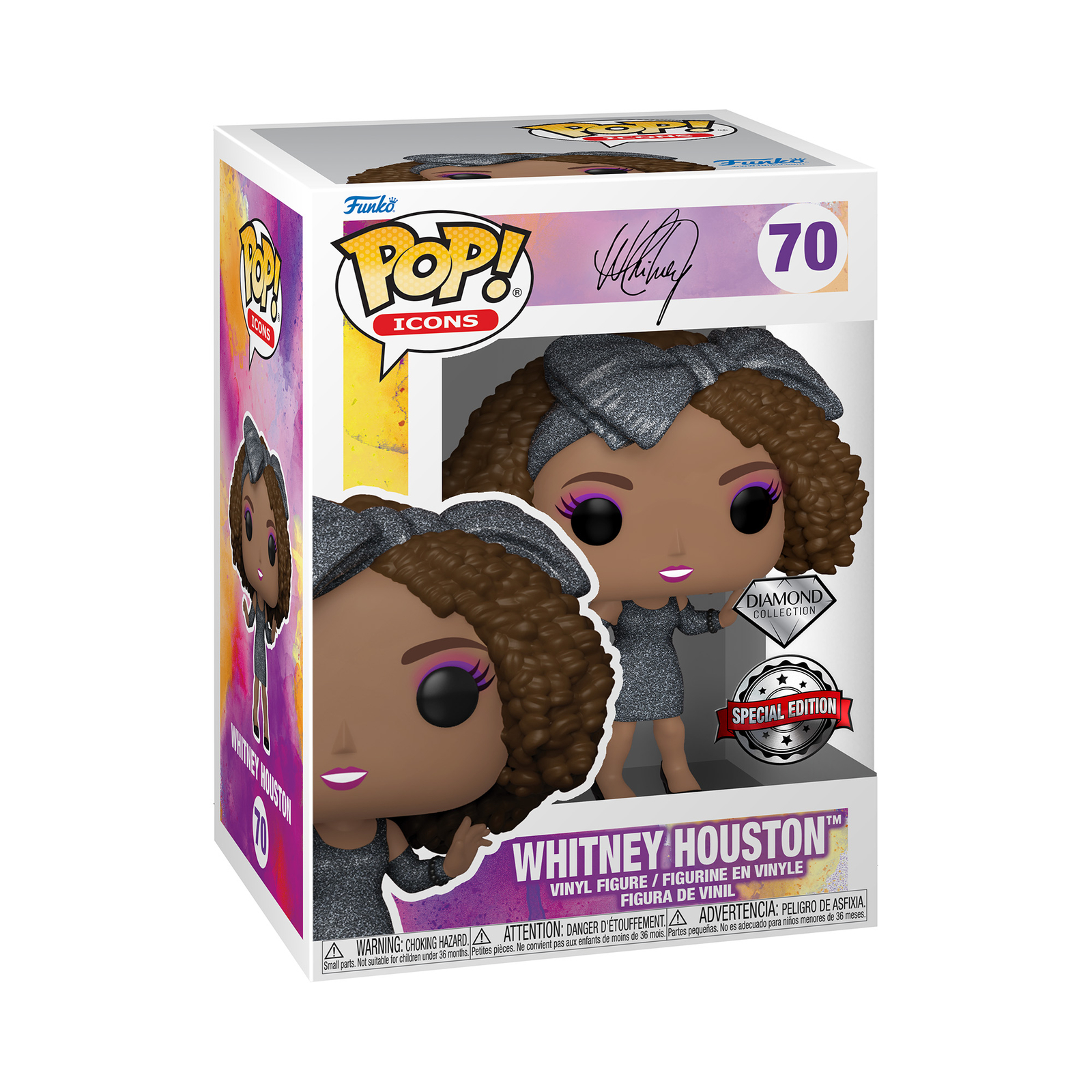 7024786 Merchandising Whitney Houston: Funko Pop! Icons - Whitney Houston (Ltd)