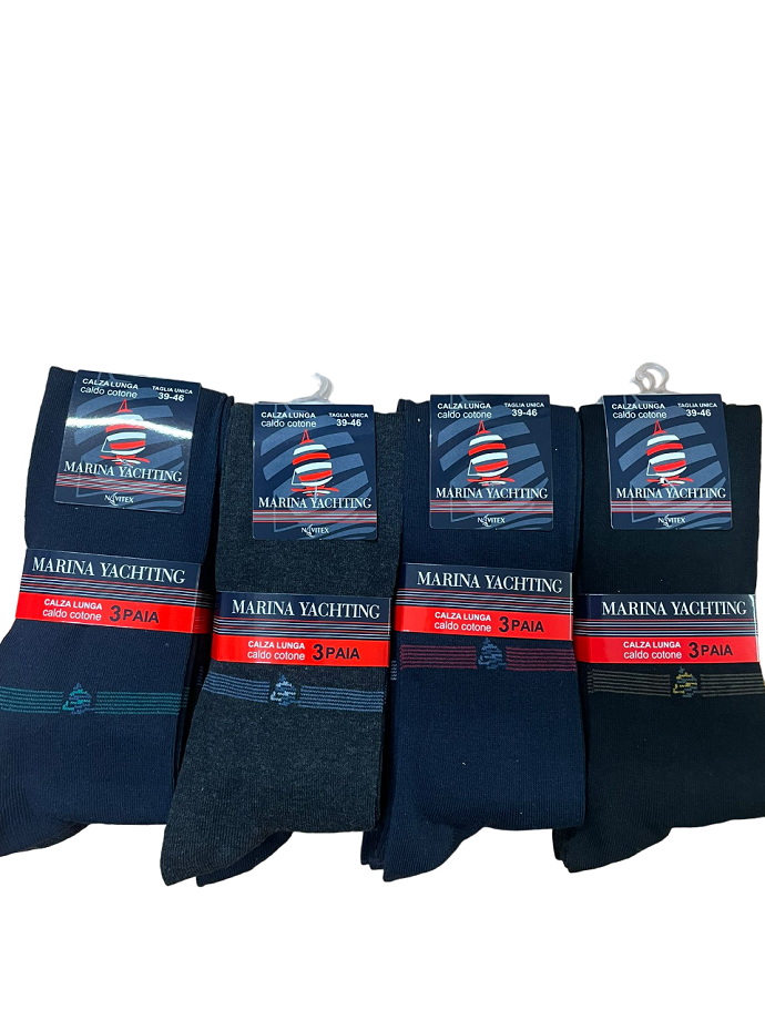 12 Paia calze Caldo cotone Marina Yachting Art. ME105