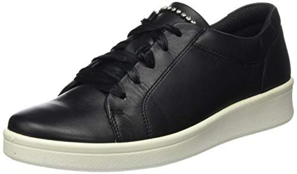 (TG. 44 EU) Jomos Flora, Sneaker Donna, Nero (Schwarz 15-000), 44 EU - NUOVO