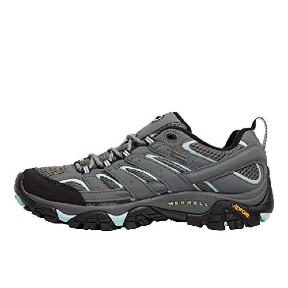 (TG. 42 EU) Merrell Moab 2 GTX, Stivali da Escursionismo Donna, Verde (Sedona Sa