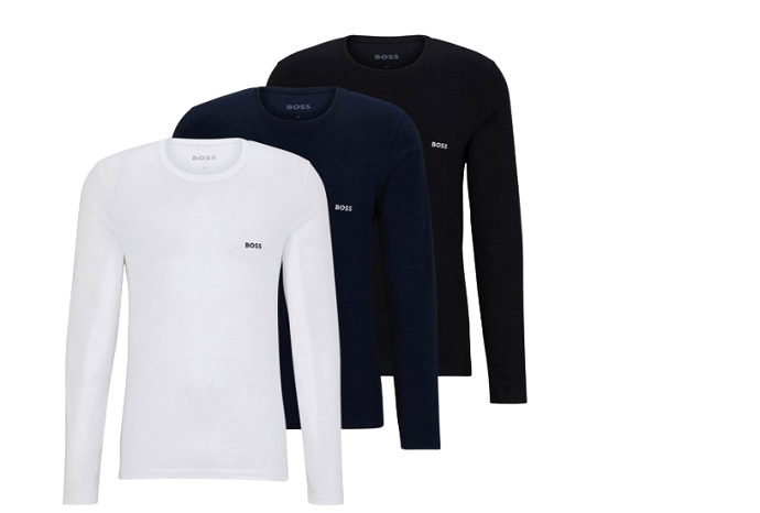 3PK T-Shirt Uomo Boss Art 50492321 10243514