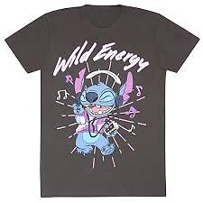 Heroes Inc. - Maglietta T-shirt Disney Stitch Wild Energy Taglia L