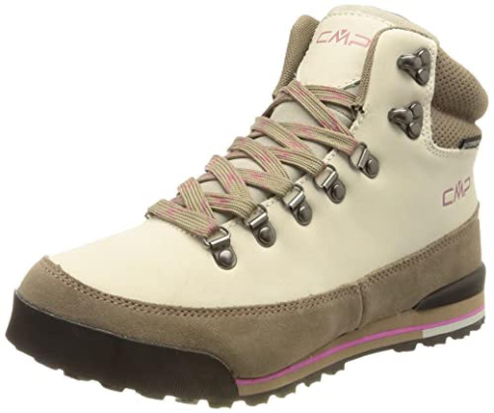 (TG. 37 EU) CMP HEKA WMN HIKING SHOES WP, Hiking Shoe, Donna, Beige (Bone Cenere