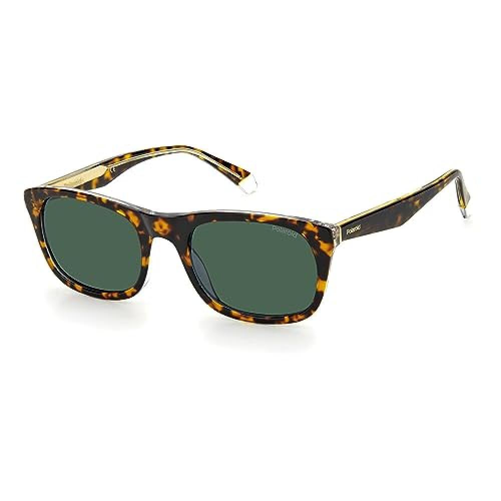 (TG. 55) Polaroid PLD 2104/s/x Occhiali, KRZ/UC Havana CRYST, 55 Uomo - NUOVO
