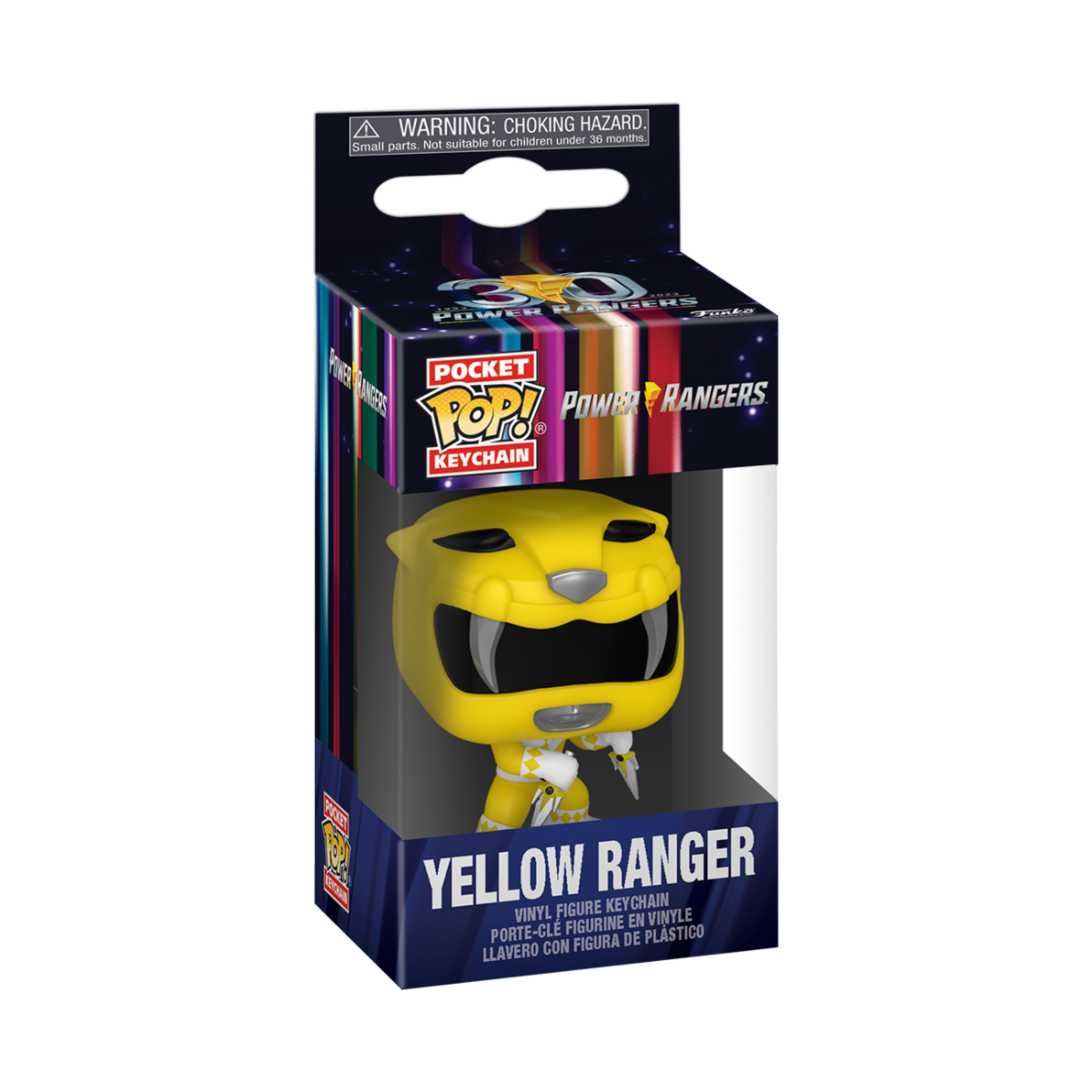 7024786 Merchandising Mighty Morphin' Power Rangers: Funko Pop! Keychain - Yello