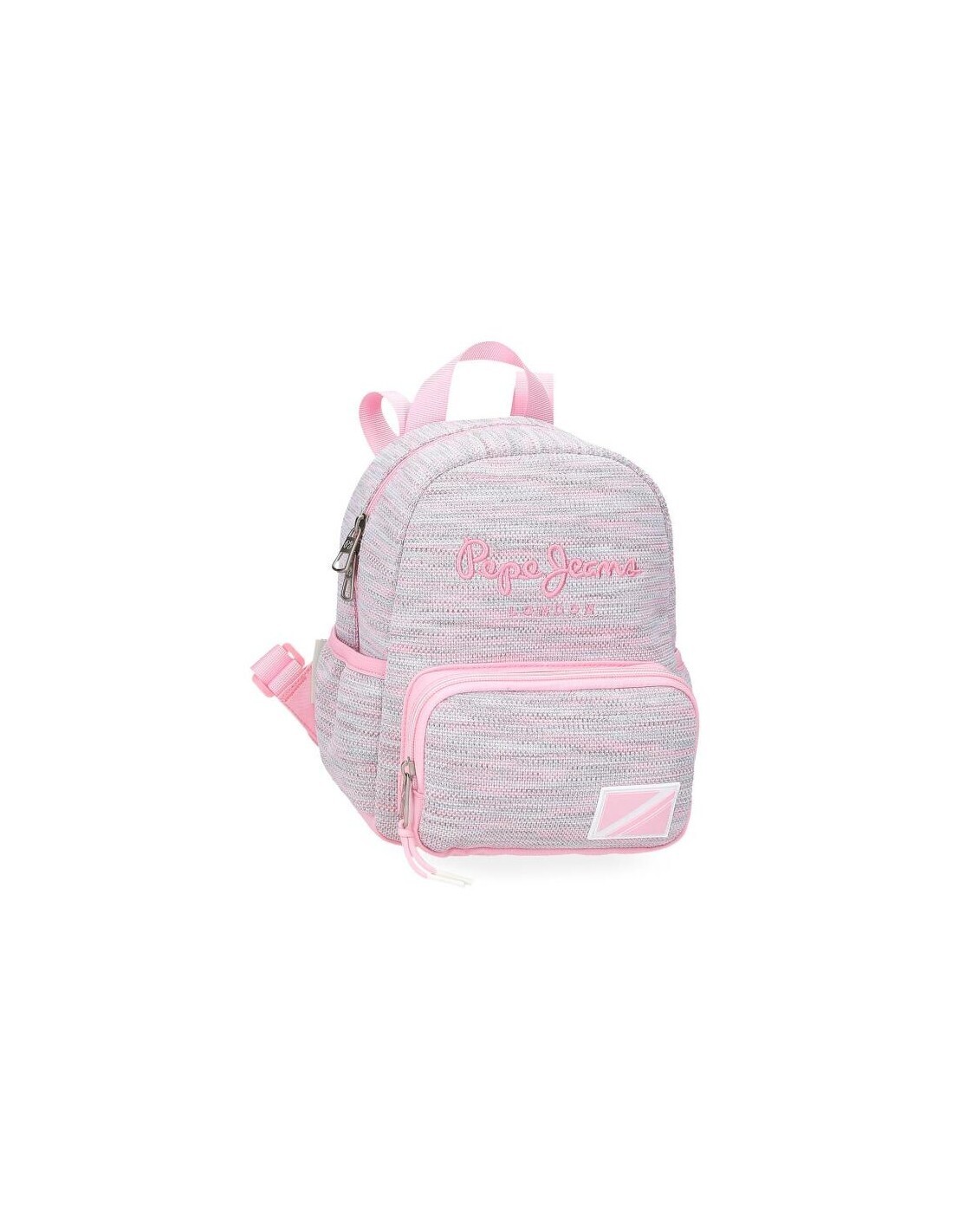 ZAINO Rosa Grigio Pepe Jeans tempo libero