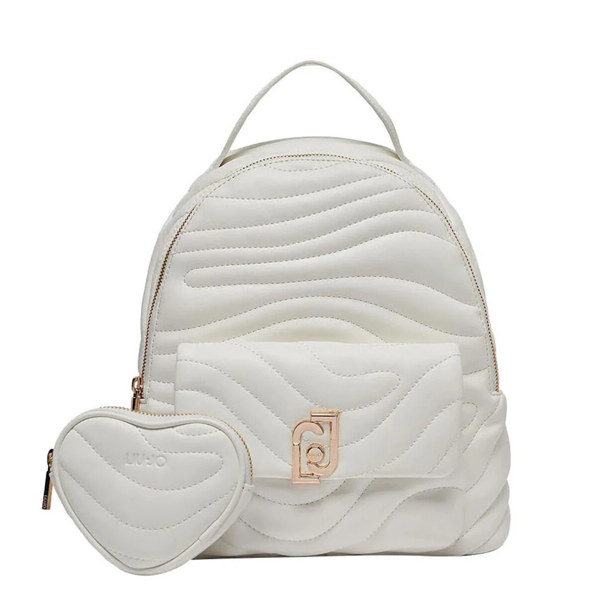 ZAINO DONNA LIU JO BACKPACK ECS OFF WHITE AA4063 124