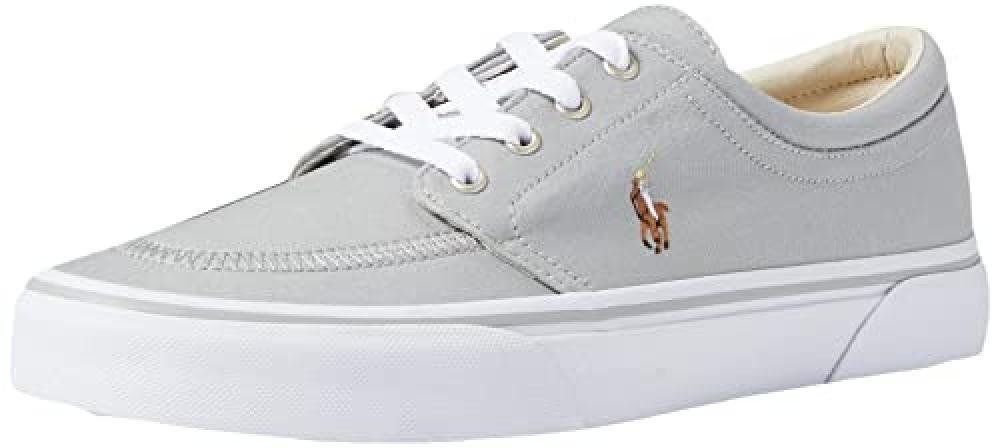(TG. 42.5 EU) Polo Ralph Lauren Faxon X, Scarpe da Ginnastica Uomo, Grigio Chiar