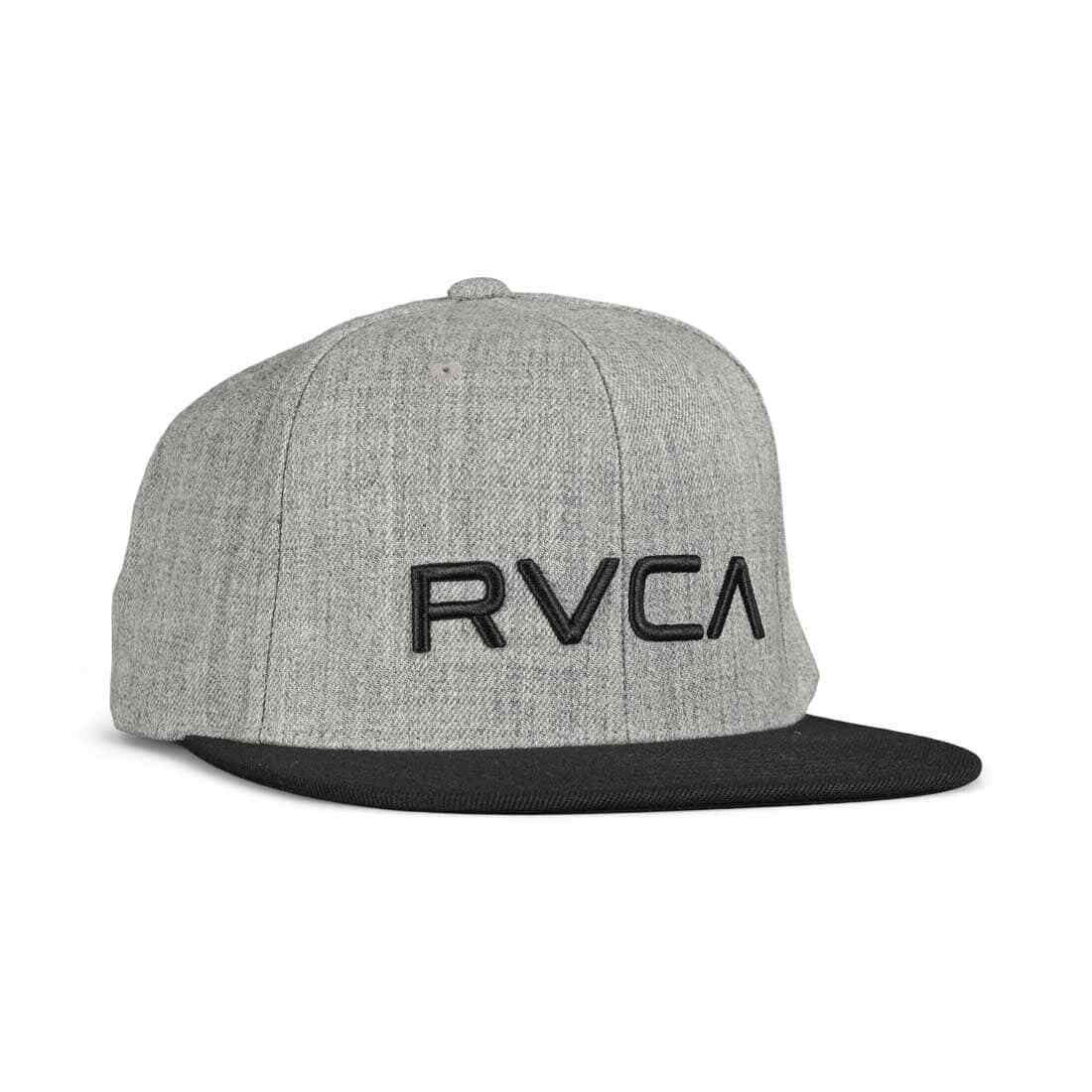 RVCA Twill Cappellino con Visiera - Grigio Erica / Nero