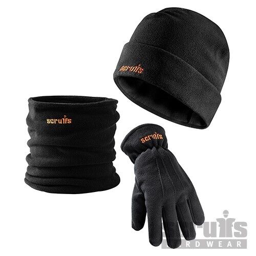 Tris Scruffs Pacco di essenziali per l'inverno GUANTI CAPPELLO SCALDACOLLO